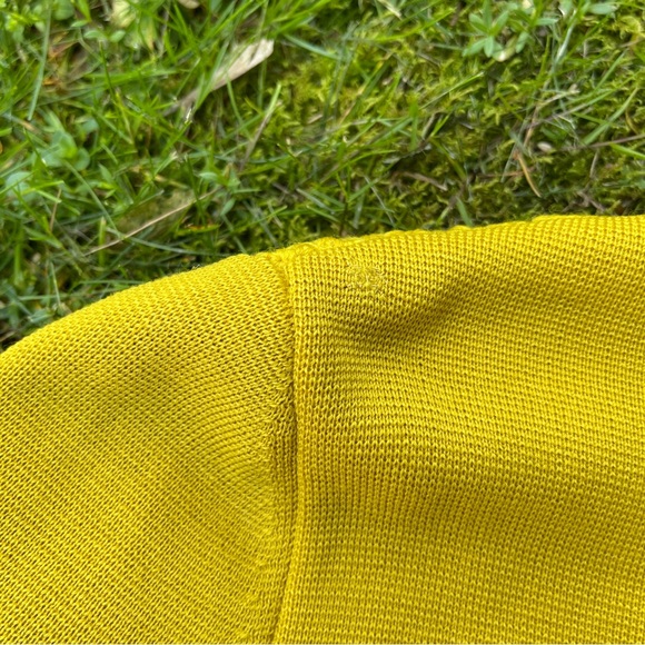 1960s Vintage Sammy Wong wool crochet leather patchwork cardigan sweater jacket - Picture 14 of 15